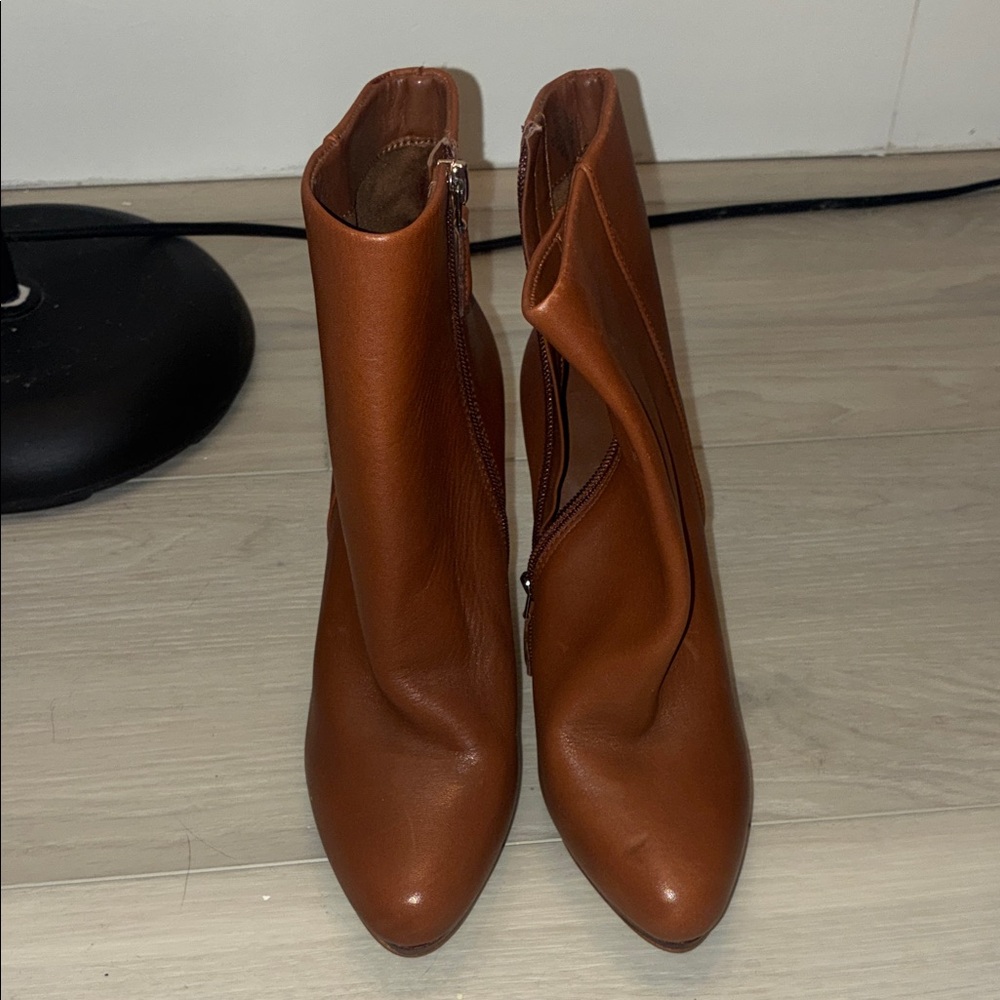 Nine West Brown Ankle Boots